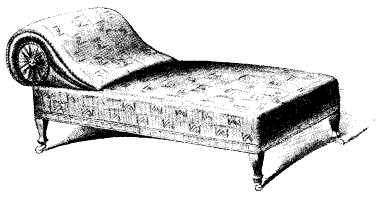 Modern chaise longue