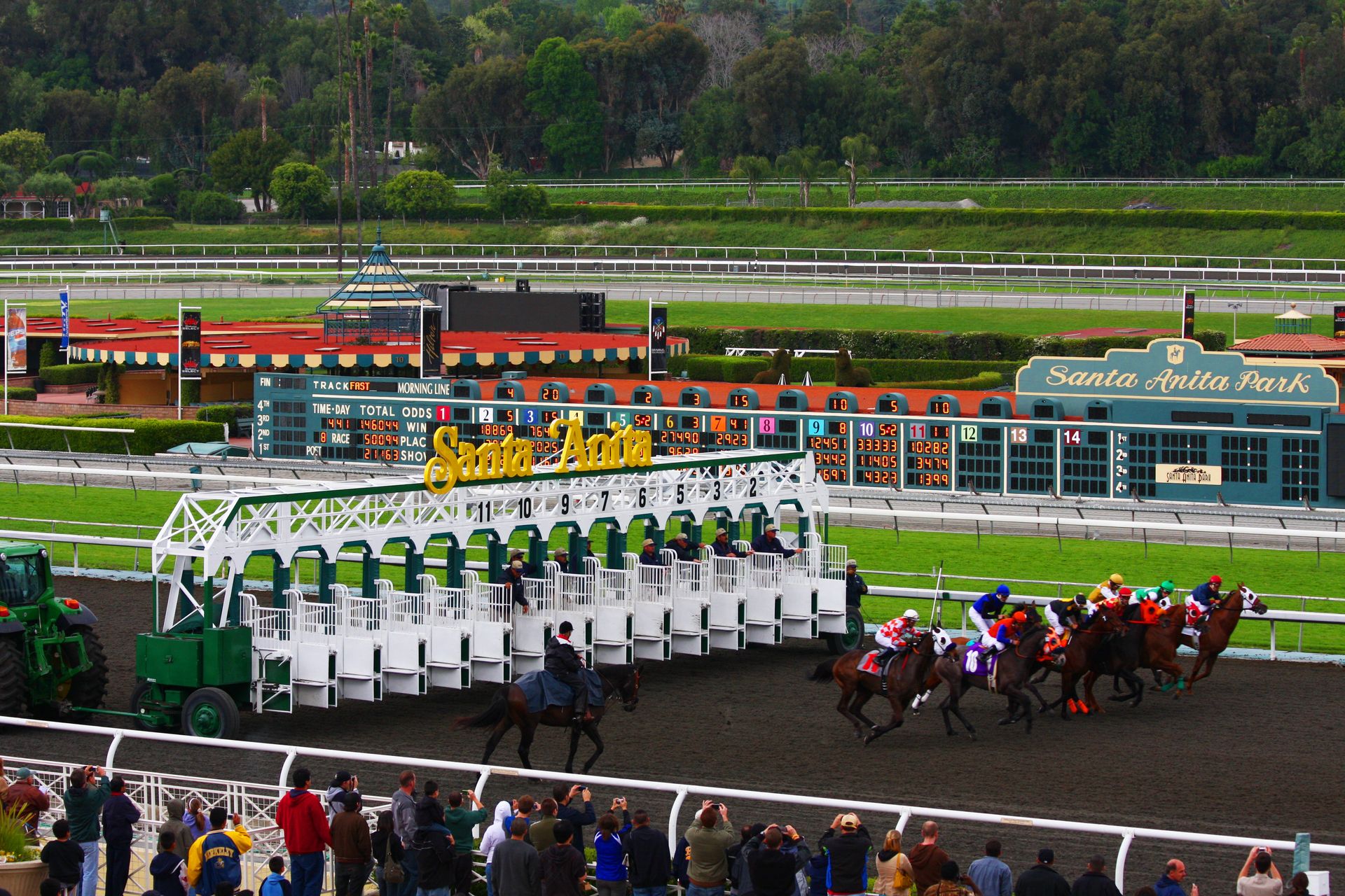 Racing at Santa Anita 3445353797