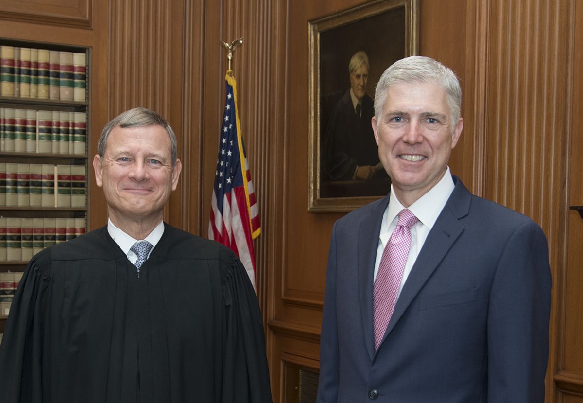 Roberts and Judge Gorsuch